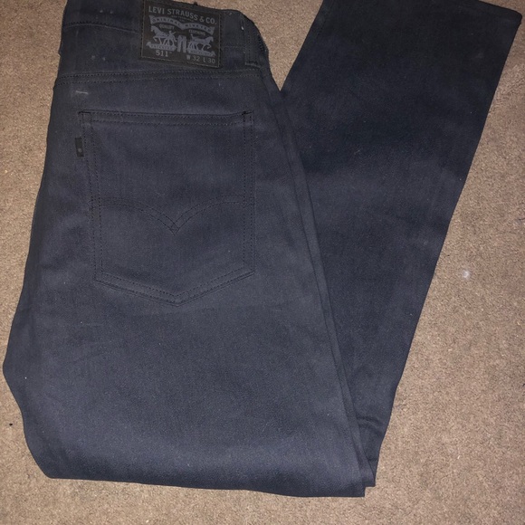 Off black/grey Levi 511 jeans - Picture 3 of 6